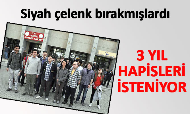 TGB’lilere siyah çelenk davası TGB’lilere siyah çelenk davası