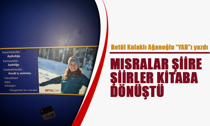 Betül Kulaklı Ağanoğlu’ndan şiir kitabı