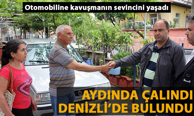 Aydın’da çalındı Denizli’de bulundu