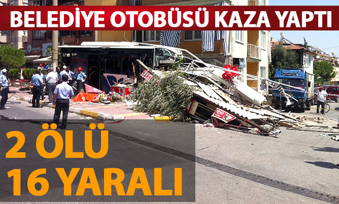 2 ölü 16 yaralı