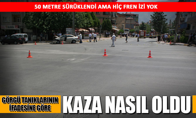 Korkunç kaza böyle oldu
