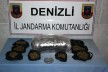Honaz’da 6 kilo esrar ele geçirildi