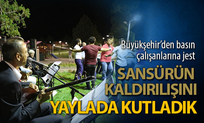 Büyükşehir’den basın çalışanlarına jest