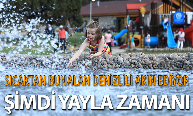 Sıcaktan bunalanlar Bağbaşı Yaylası’na koşuyor
