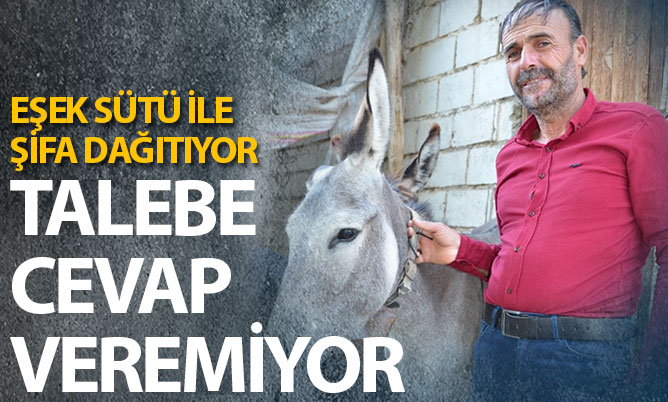 Çivril’de eşek sütüne ilgi her geçen gün artıyor