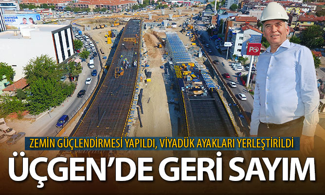Üçgen Köprülü Kavşağı projesinde çalışmalar sürüyor