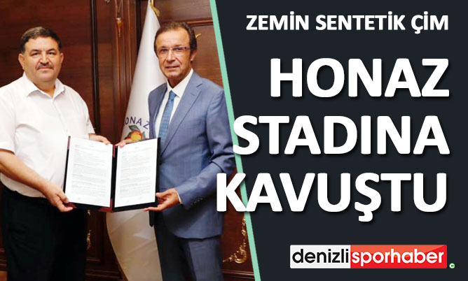 (Denizlisporhaber.com) Honaz stadına kavuştu