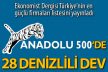 Anadolu 500 listesinde 29 Denizlili dev