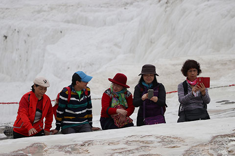 Pamukkale’ye Çinli turist ilgisi
