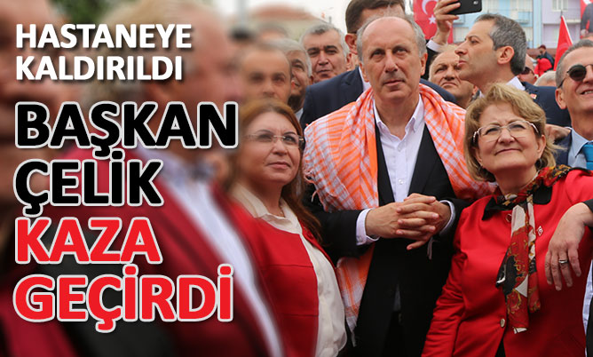 Başkan Birsen Çelik kaza geçirdi