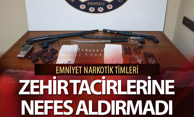 Polisten zehir tacirlerine büyük darbe