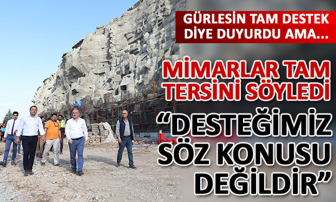 Mimarlar Odası: “Desteğimiz söz konusu değil.”