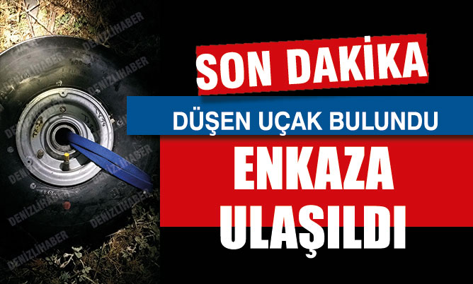 Ekipler düşen uçağın enkazına ulaştı