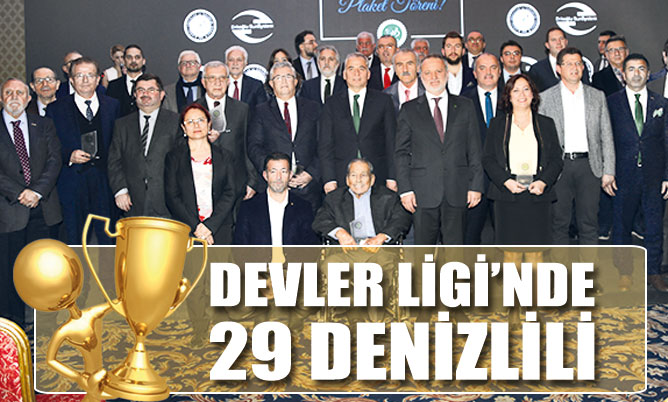Anadolu’nun ilk 500 şirketi arasına giren 29 Denizlili firmaya plaketleri verildi