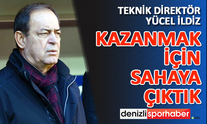 (Denizlisporhaber.com) Kazanmak için sahaya çıktık