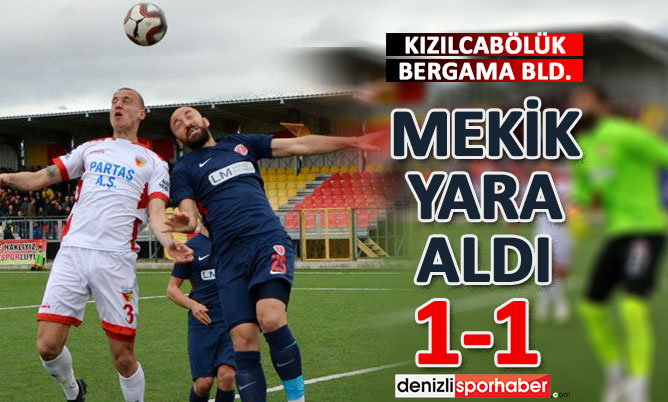 (Denizlisporhaber.com) Kızılabölükspor 1 Bergama Belediyespor 1
