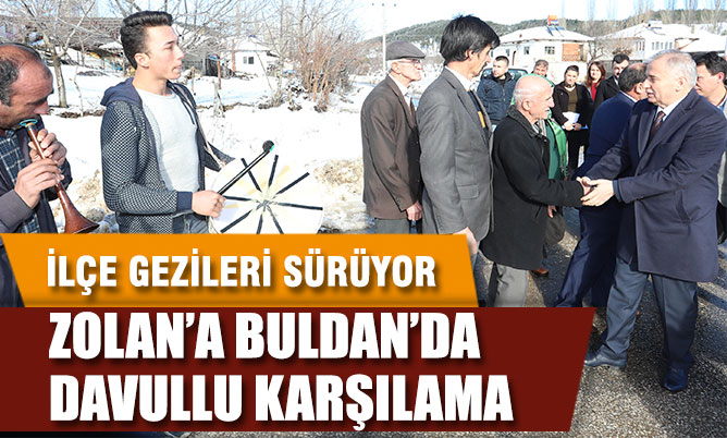 Başkan Osman Zolan’ın son durağı Buldan oldu