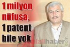 1 milyon nüfusa, 1 patent bile yok