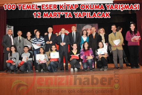 100 TEMEL ESER KİTAP OKUMA YARIŞMASI 12 MART’TA YAPILACAK