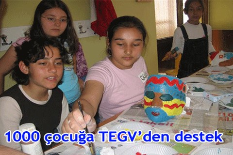 1000 çocuğa TEGV’den destek