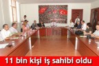 11 bin kişi iş sahibi oldu