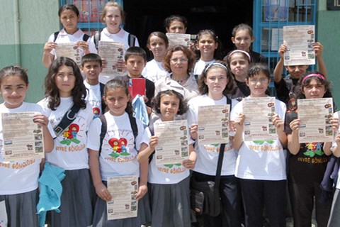 110 öğrenci, gönüllü çevreci