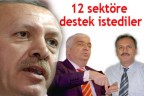 12 sektöre destek istediler