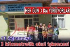 13 öğrenciye 3 kilometrelik okul işkencesi