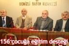 156 çocuğa eğitim desteği