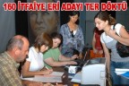 160 İTFAİYE ERİ ADAYI TER DÖKTÜ