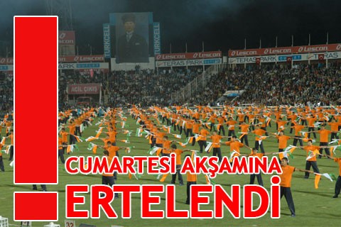 19 MAYIS KUTLAMALARI CUMARTESİ GÜNÜNE ERTELENDİ