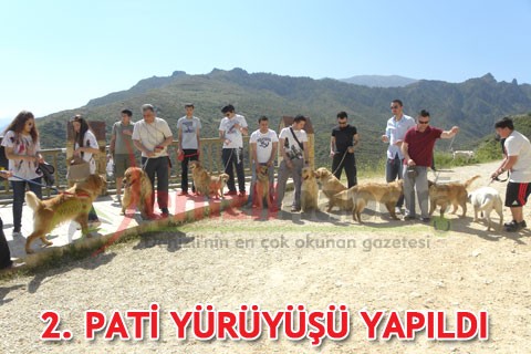 2. PATİ YÜRÜYÜŞÜ YAPILDI