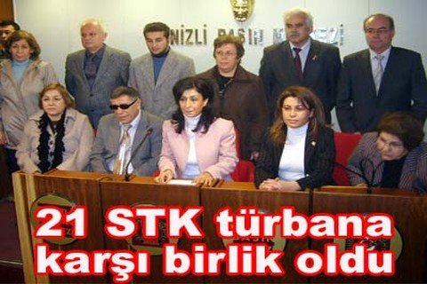 21 STK türbana karşı birlik oldu