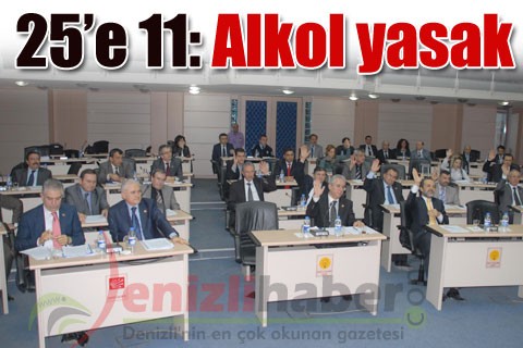 25’e 11 alkol yasak
