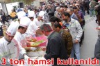 3 ton hamsi kullanıldı