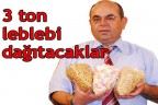 3 ton leblebi dağıtacaklar