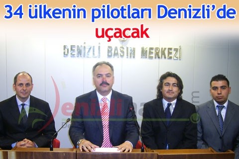 34 ülkenin pilotları Denizli’de uçacak