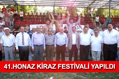 41. HONAZ KİRAZ FESTİVALİ YAPILDI