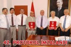 42. PROTOKOL İMZALANDI