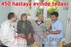 450 hastaya evinde tedavi