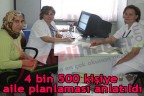 4500 kişiye aile planlaması anlatıldı