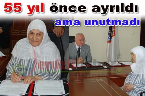 55 yıl önce ayrıldı ama unutmadı