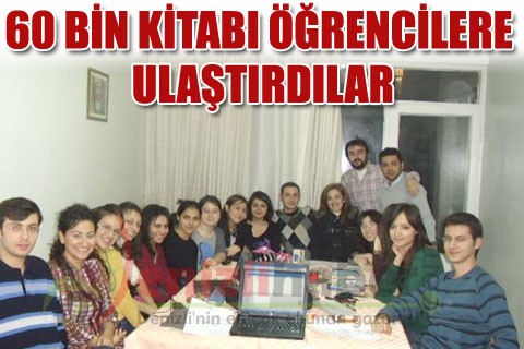 60 bin kitabı öğrencilere ulaştırdılar