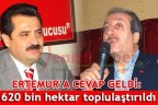 620 bin hektar toplulaştırıldı