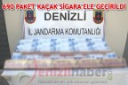 690 PAKET KAÇAK SİGARA ELE GEÇİRİLDİ