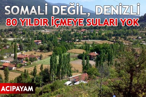 80 YILDIR İÇMEYE SULARI YOK