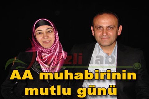 AA muhabirinin mutlu günü