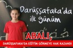 Abalı, Darüşşafaka’da eğitim görmeye hak kazandı