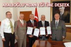 ABALIOĞLU’NDAN EĞİTİME DESTEK
