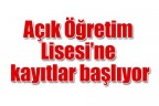 Açık Öğretim Lisesi’ne kayıtlar başlıyor